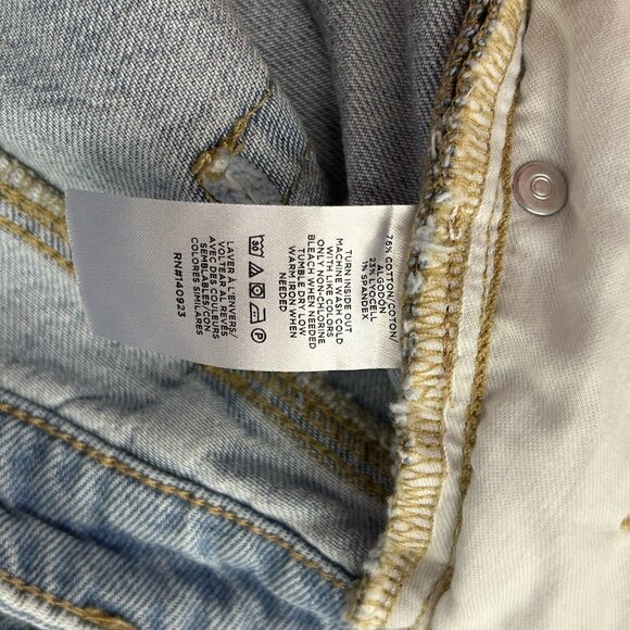 Ann Taylor LOFT 33/16 Flip Cuff High Rise Wide Leg Curvy Jeans Light Wash NWT - Picture 9 of 16